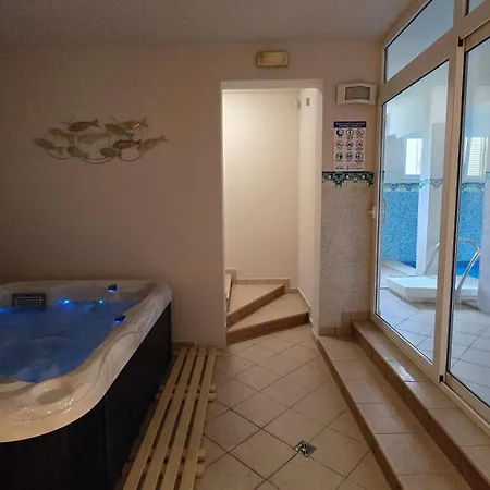 דירה Blue Dolphin - Private Indoor Pool, Jacuzzi, Garden ספליט
